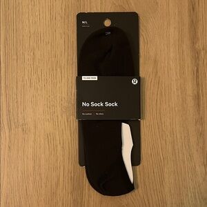 lululemon athletica Black No Sock Sock